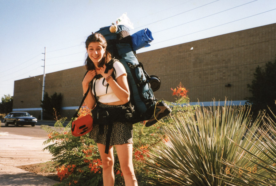 Julie's backpack